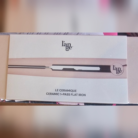 L' ange Blush Hair Ceramic Straightener 1 Pass Flat Iron - Picture 2 of 5